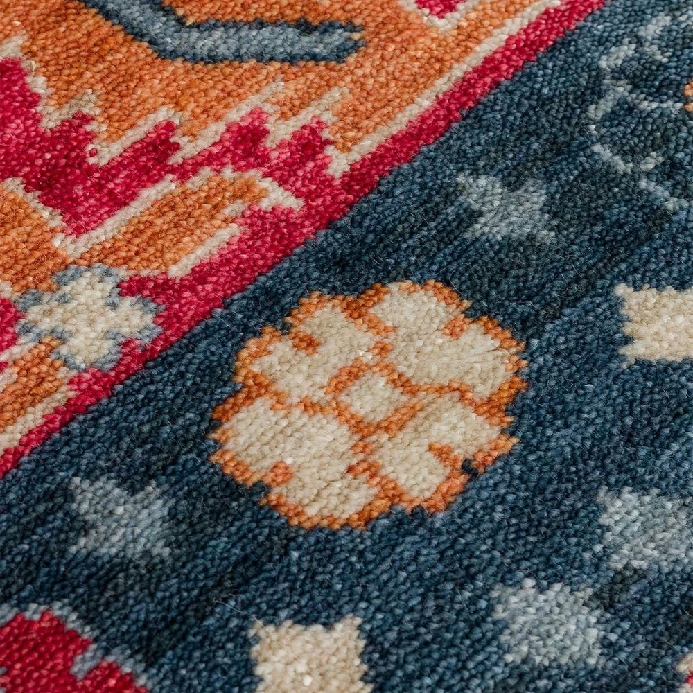 Eko Halı Zara ZR 17 Navy Multy Modern Uşak Halısı