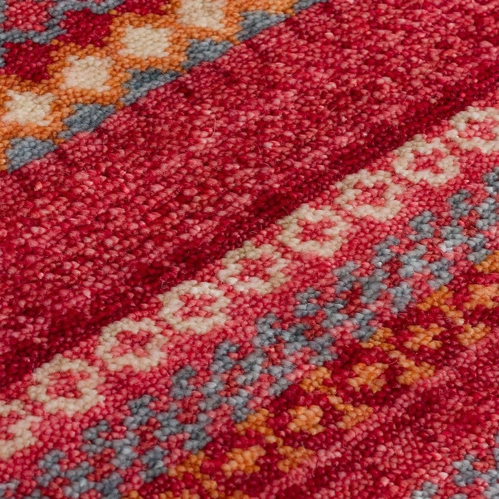 Eko Halı Zara ZR 18 Red Multy Modern Uşak Halısı