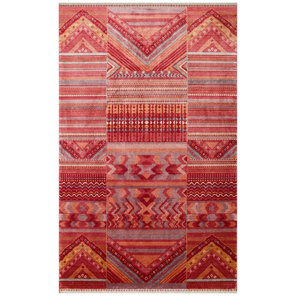 Eko Halı Zara ZR 18 Red Multy Modern Uşak Halısı