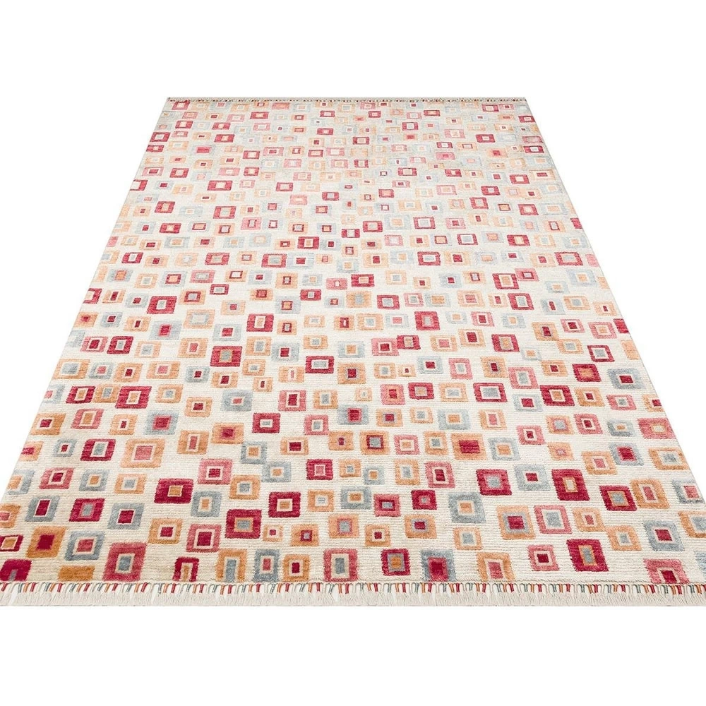 Eko Halı ZR 21 Beige Multy Modern Uşak Halısı