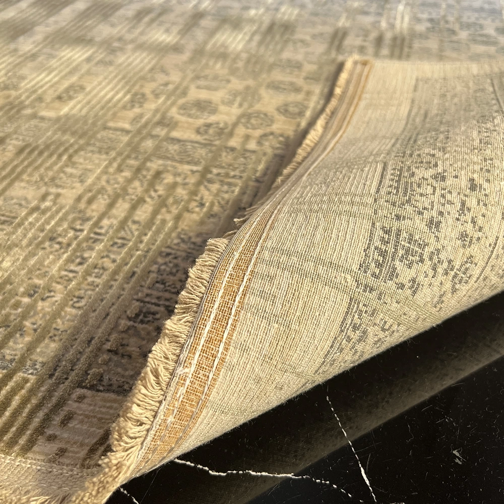 Elexus Halı Diamond 3845 Krem Yeşil Modern Salon Halısı