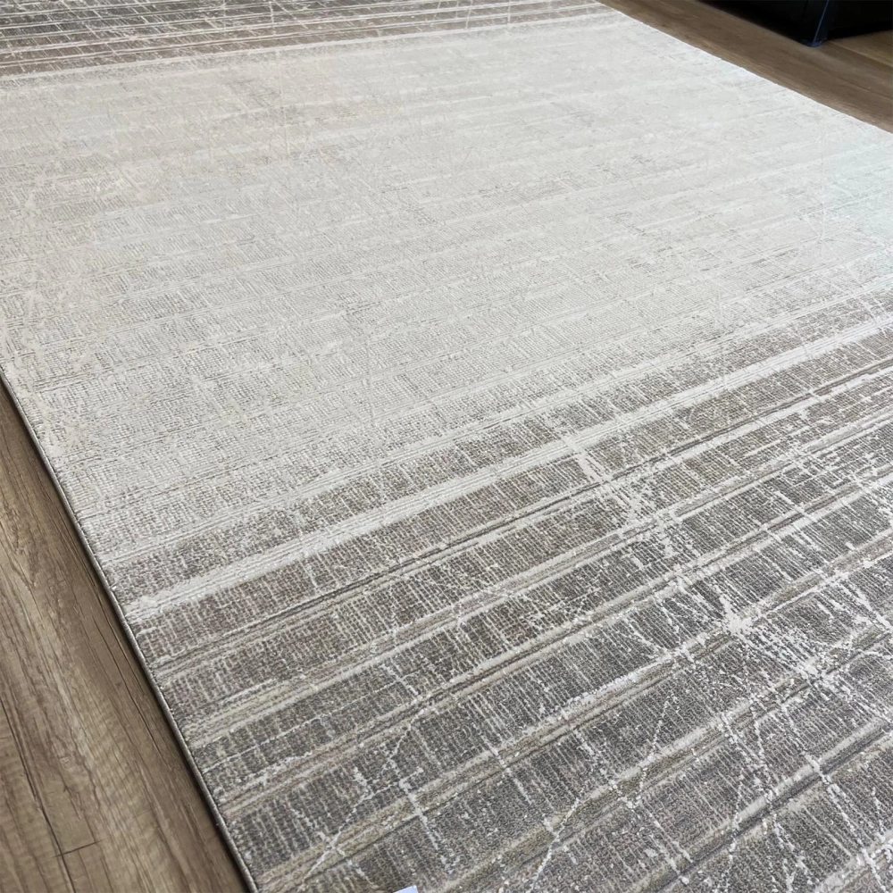 Elexus Halı Olimpos 3761 Krem Modern Salon Halısı