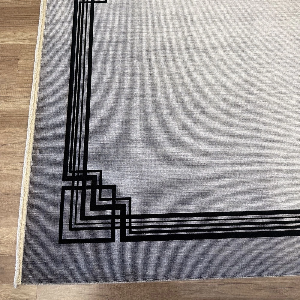 Hoom Rugs Ruby 3061 Koyu Gri  Akrilik & Viskon  Modern Salon Halısı