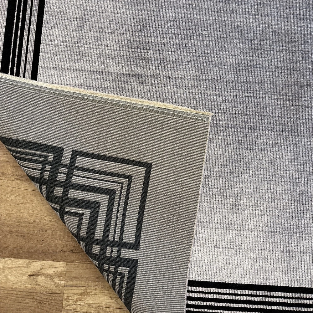 Hoom Rugs Ruby 3061 Koyu Gri  Akrilik & Viskon  Modern Salon Halısı