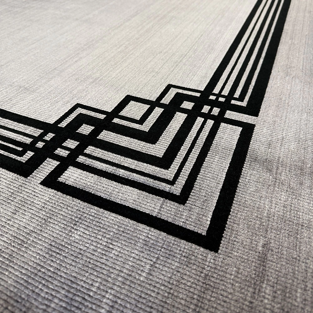 Hoom Rugs Ruby 3061 Koyu Gri  Akrilik & Viskon  Modern Salon Halısı