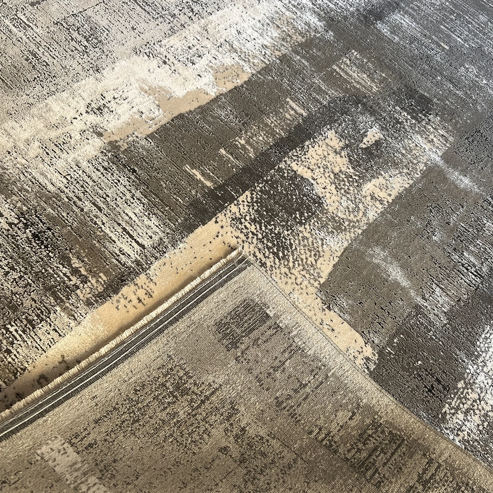 Elexus Halı Valesco 3936 Gri Antrasit Modern Salon Halısı