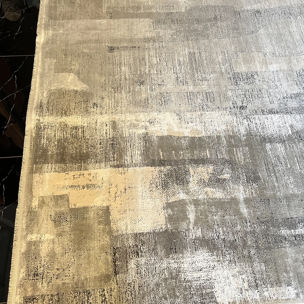 Elexus Halı Valesco 3936 Gri Antrasit Modern Salon Halısı