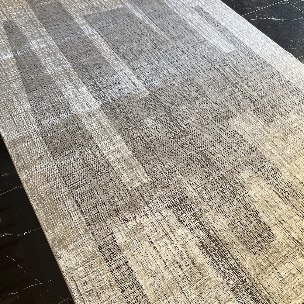 Elexus Halı Valesco 3937 Açık Gri Antrasit Modern Salon Halısı