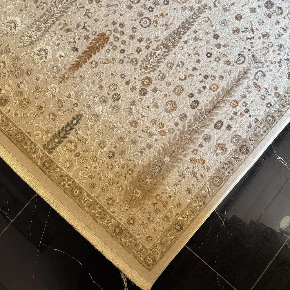 Hoom Rugs Woolly 4122 Krem Modern Salon Halısı