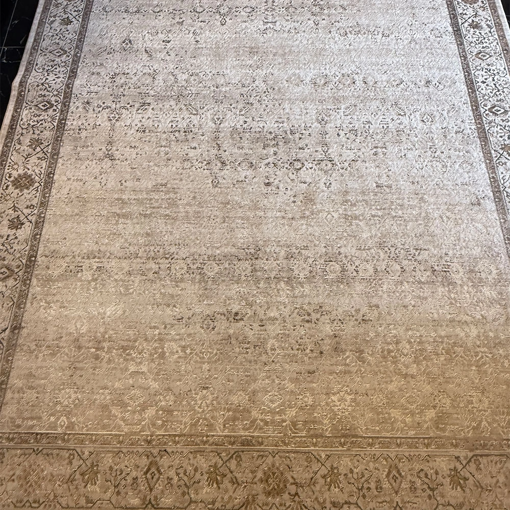 Hoom Rugs Woolly 4127 Krem Modern Salon Halısı