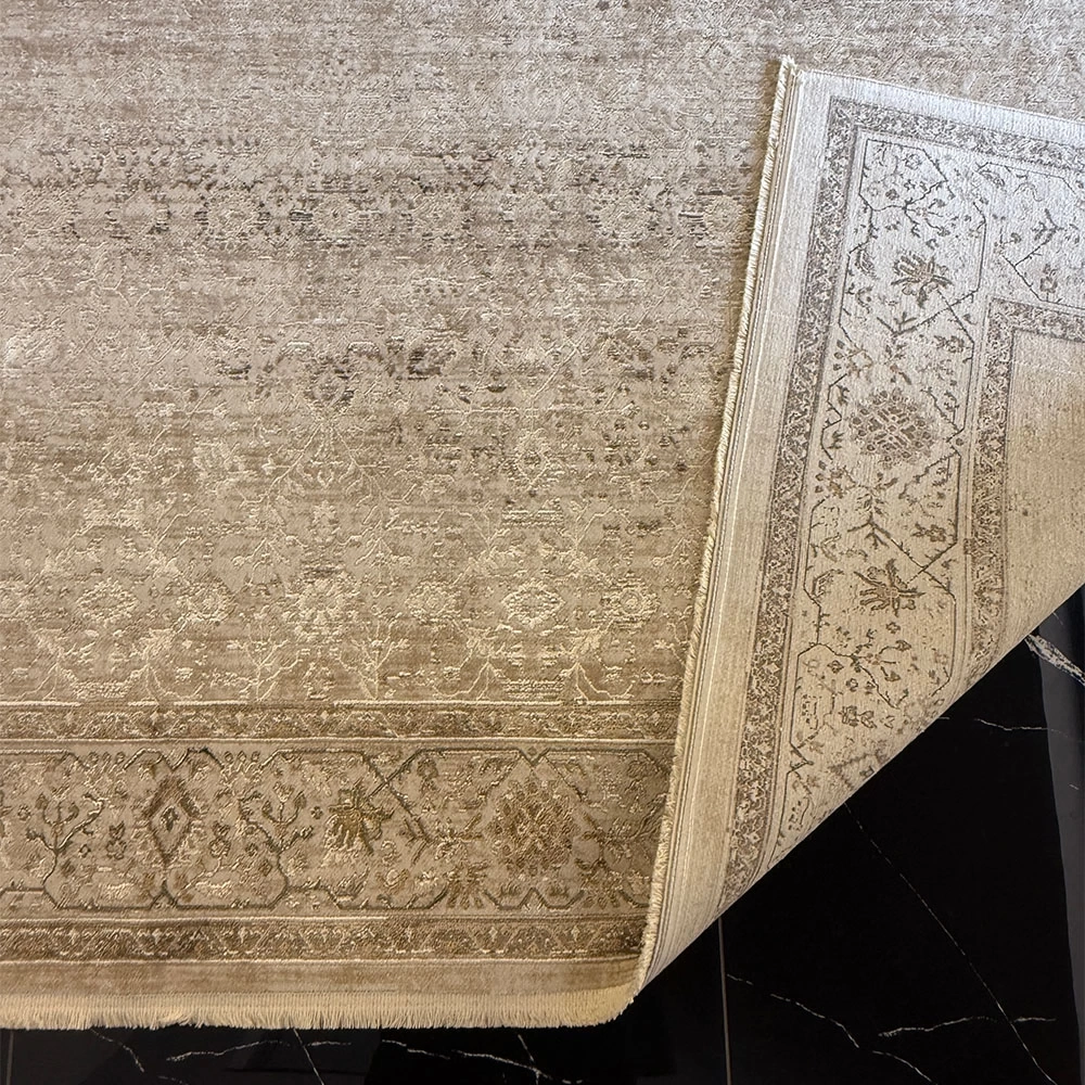 Hoom Rugs Woolly 4127 Krem Modern Salon Halısı