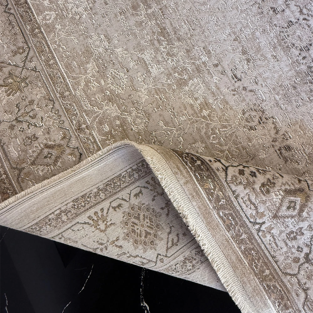 Hoom Rugs Woolly 4127 Krem Modern Salon Halısı