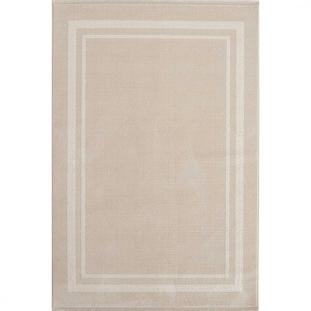 Hoom Rugs Akik 8604 Bej Modern Makine Halısı