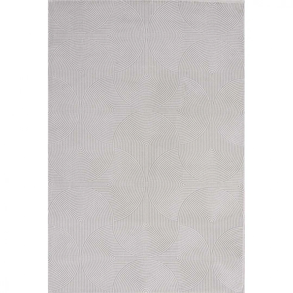 Hoom Rugs Akik 8614 Gri Modern Makine Halısı