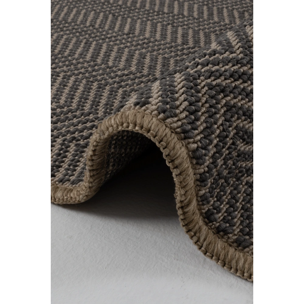 Hoom Rugs Antik 1801 Koyu Gri İskandinav Halı