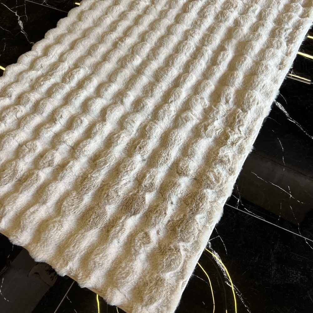 Hoom Rugs Bubble Tavşan Post Taş Krem