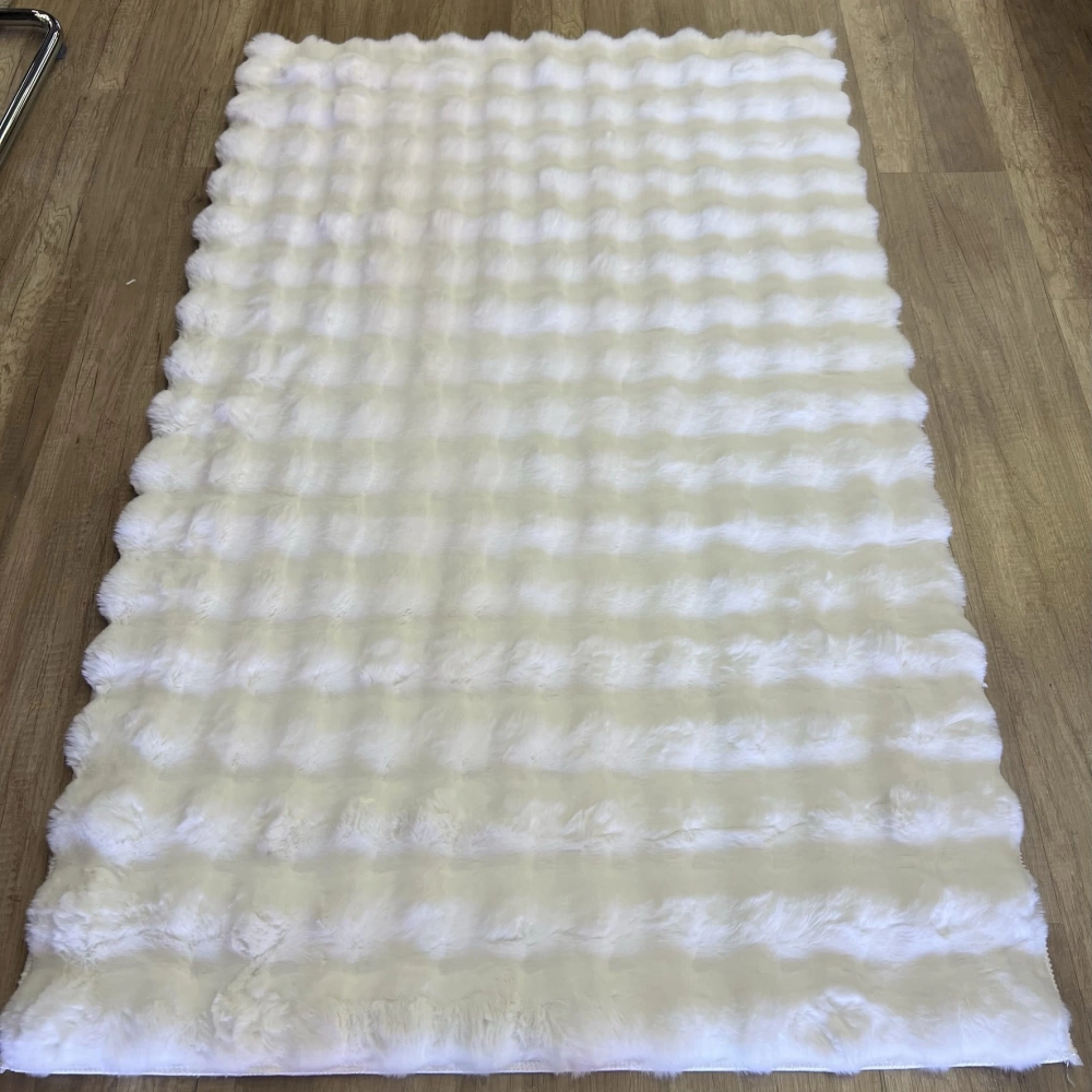 Hoom Rugs Bubble Tavşan Post Beyaz