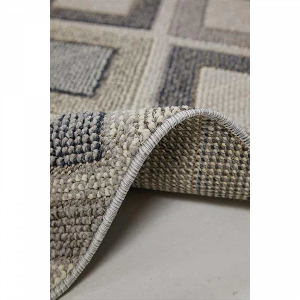 Hoom Rugs Bukle 1402 Gri İskandinav Halı