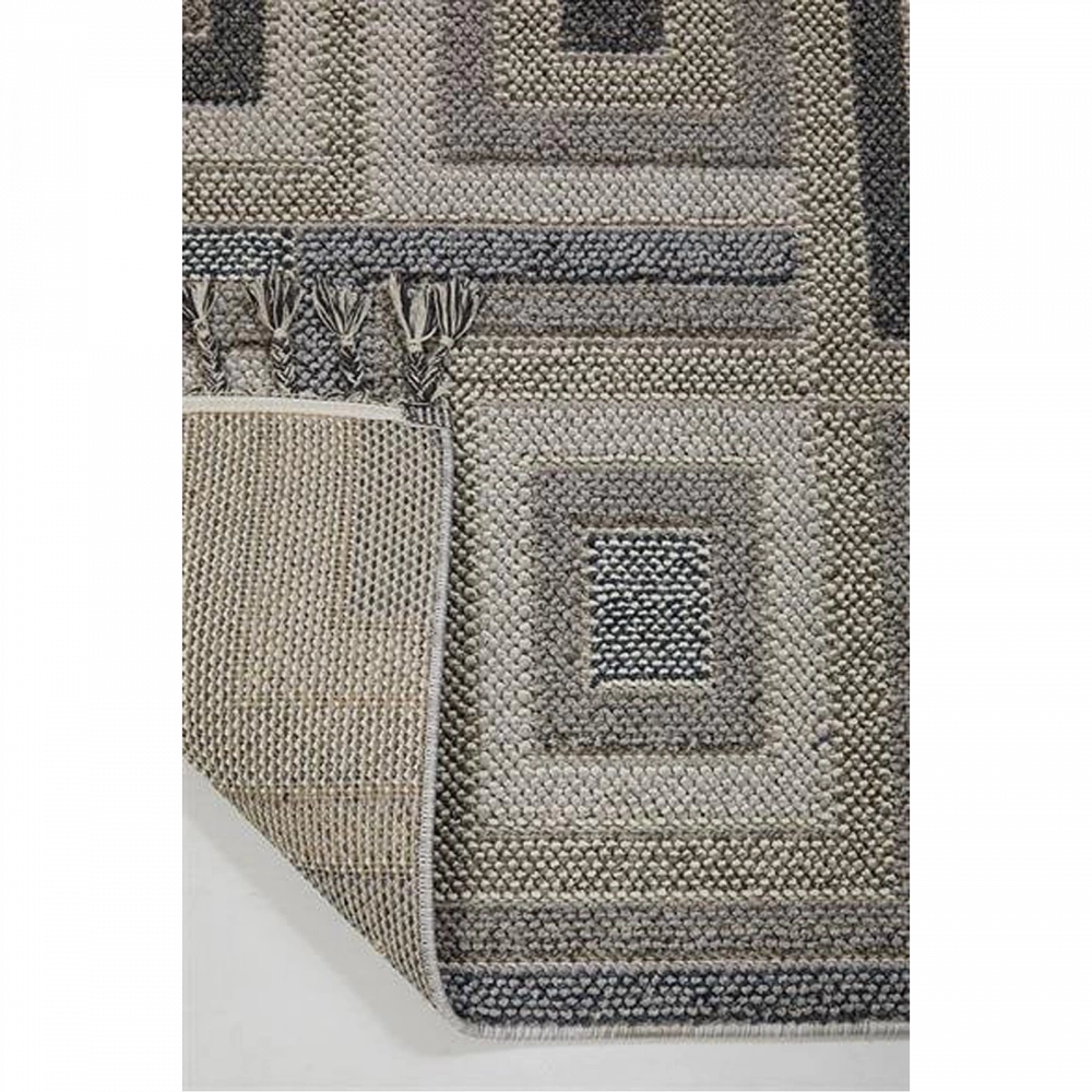 Hoom Rugs Bukle 1404 Gri İskandinav Halı