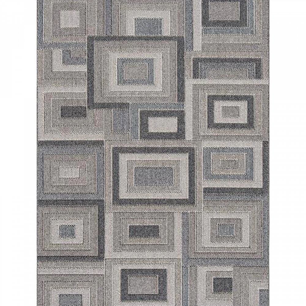 Hoom Rugs Bukle 1404 Gri İskandinav Halı