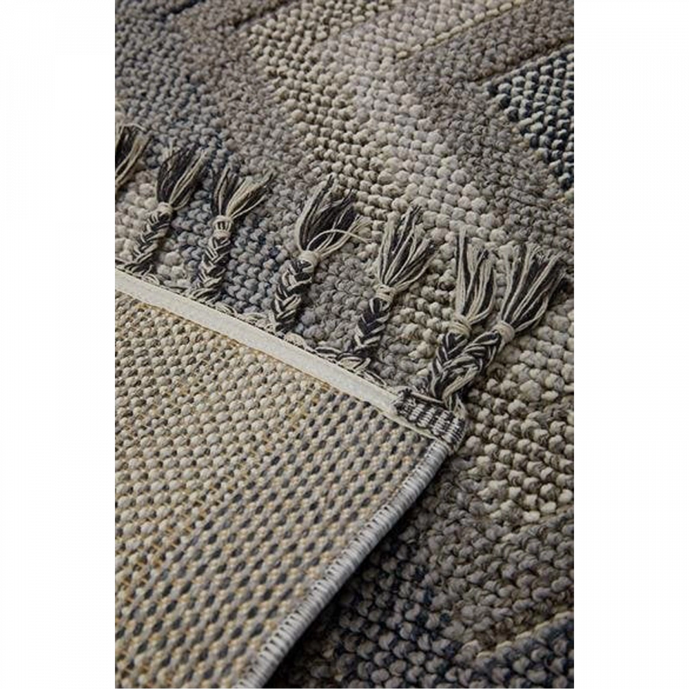 Hoom Rugs Bukle 1404 Gri İskandinav Halı