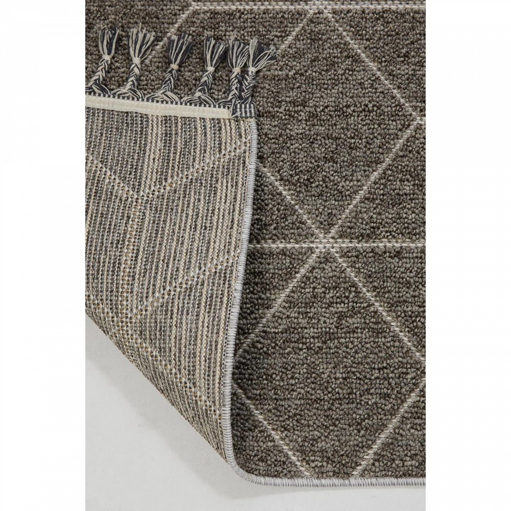 Hoom Rugs Bukle 1408 Gri İskandinav Halı