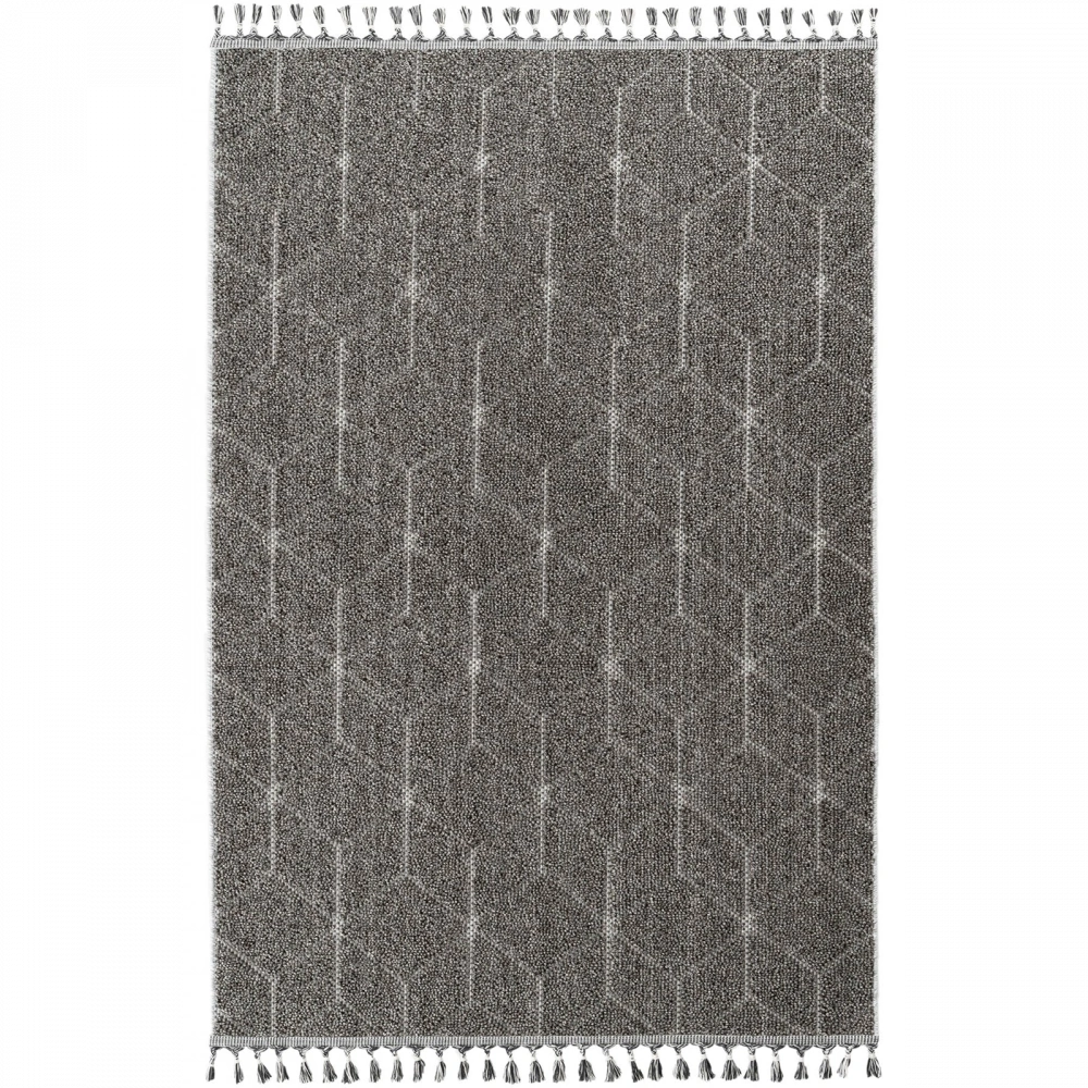 Hoom Rugs Bukle 1408 Gri İskandinav Halı