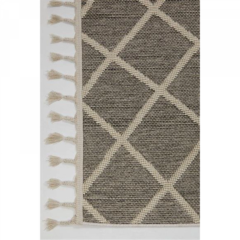 Hoom Rugs Bukle 1409 Gri İskandinav Halı