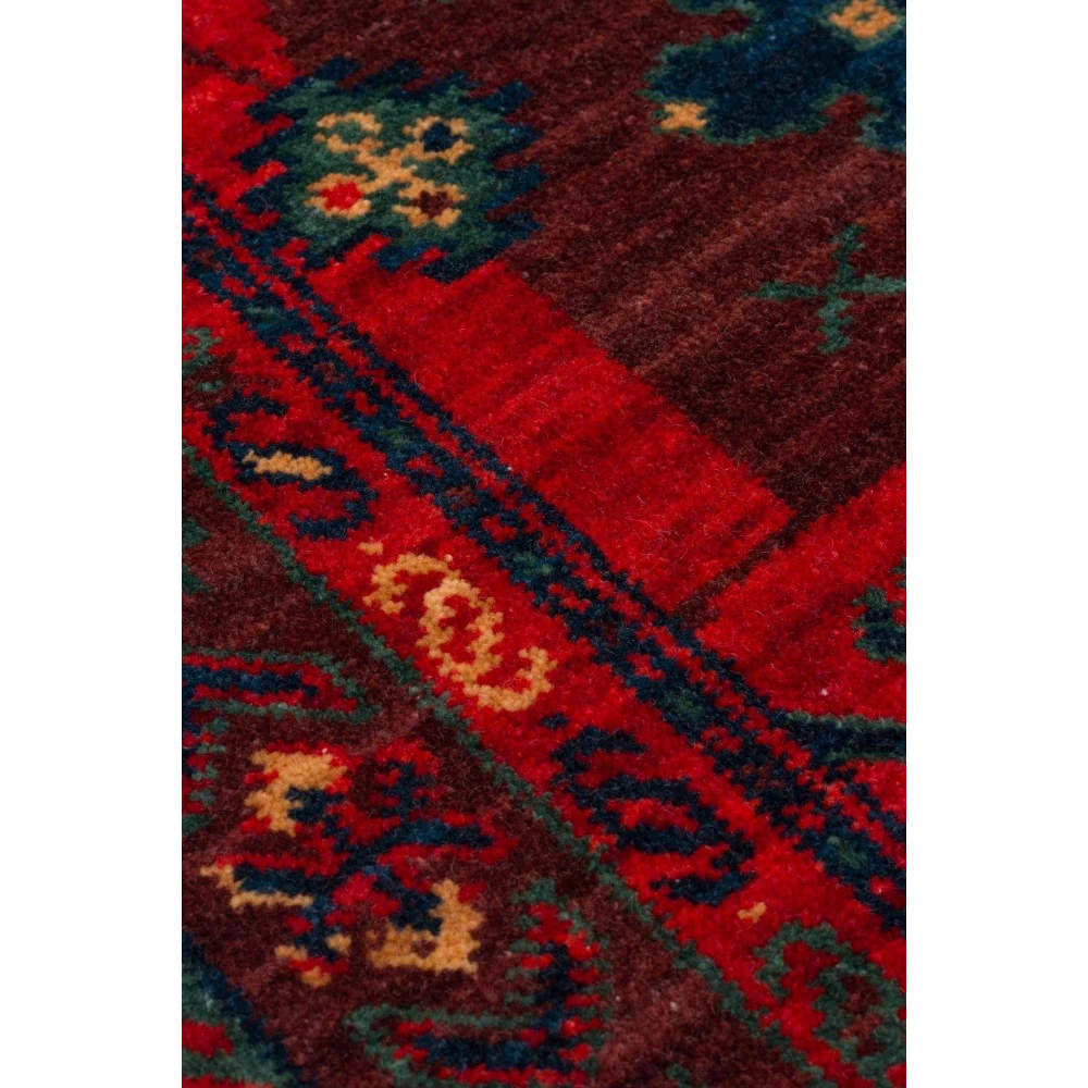 Hoom Rugs Cadis KDM 02 Red Multy El Emeği Yüksek Kara Tezgah Halısı