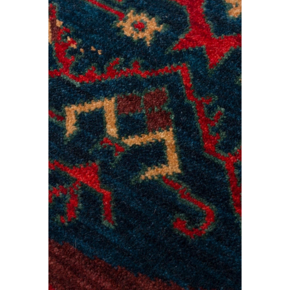 Hoom Rugs Cadis KDM 02 Red Multy El Emeği Yüksek Kara Tezgah Halısı