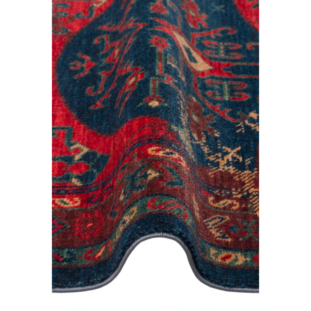 Hoom Rugs Cadis KDM 02 Red Multy El Emeği Yüksek Kara Tezgah Halısı