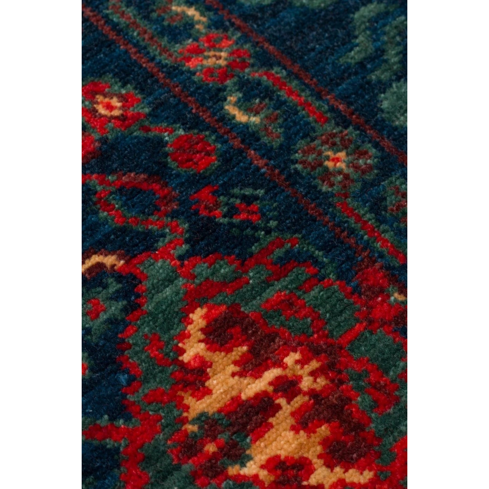 Hoom Rugs Cadis KDM 03 Navy El Emeği Yüksek Kara Tezgah Halısı