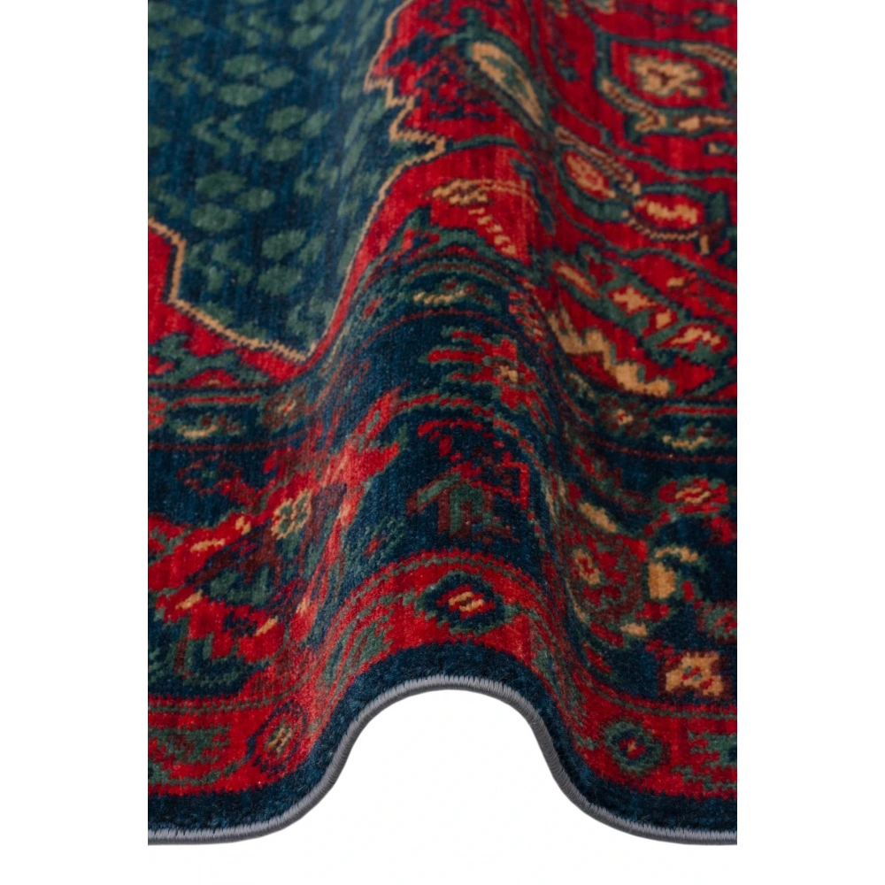 Hoom Rugs Cadis KDM 03 Navy El Emeği Yüksek Kara Tezgah Halısı