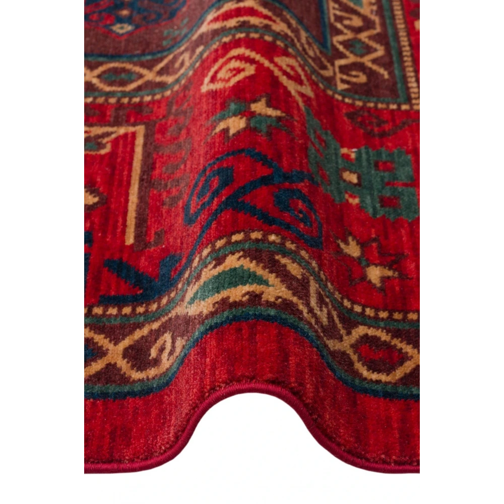 Hoom Rugs Cadis KDM 04 Red El Emeği Yüksek Kara Tezgah Halısı
