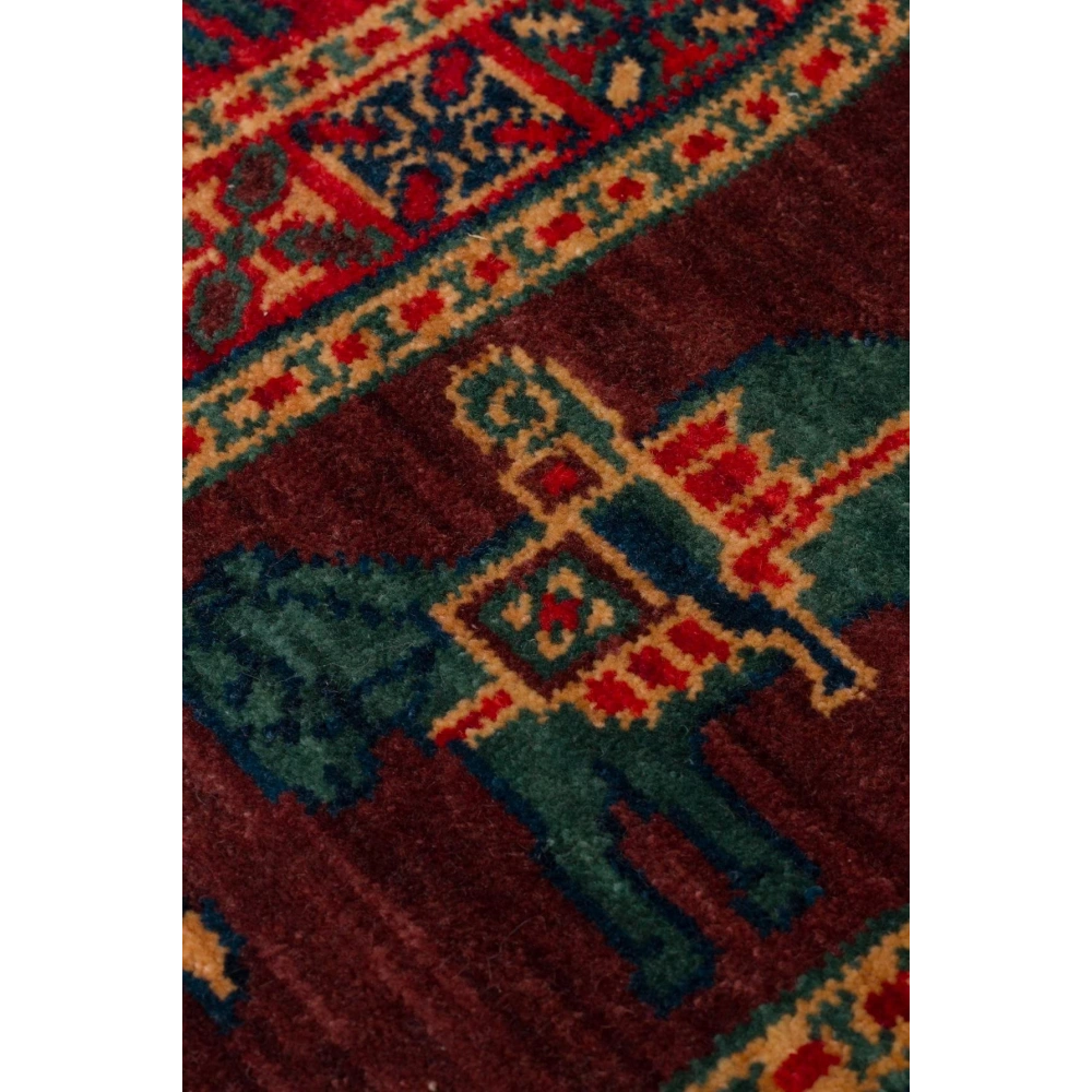 Hoom Rugs Cadis KDM 08 Violet El Emeği Yüksek Kara Tezgah Halısı