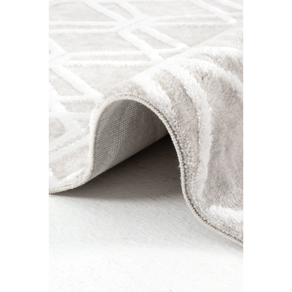 Hoom Rugs Eliza Plus 4331 Beyaz Modern Salon Halısı