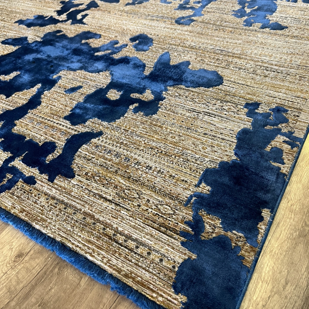 Hoom Rugs Exclusive Aura 8473 Blue Özel Salon Halısı