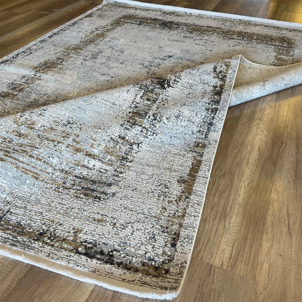 Hoom Rugs Exclusive Miami 60543/110 Gri Gold Modern Salon Halısı