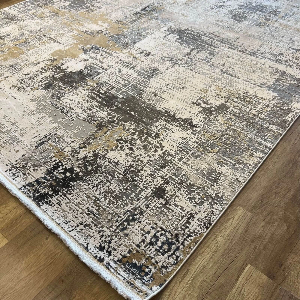 Hoom Rugs Exclusive Miami 60546/111 Gri Hardal Modern Salon Halısı