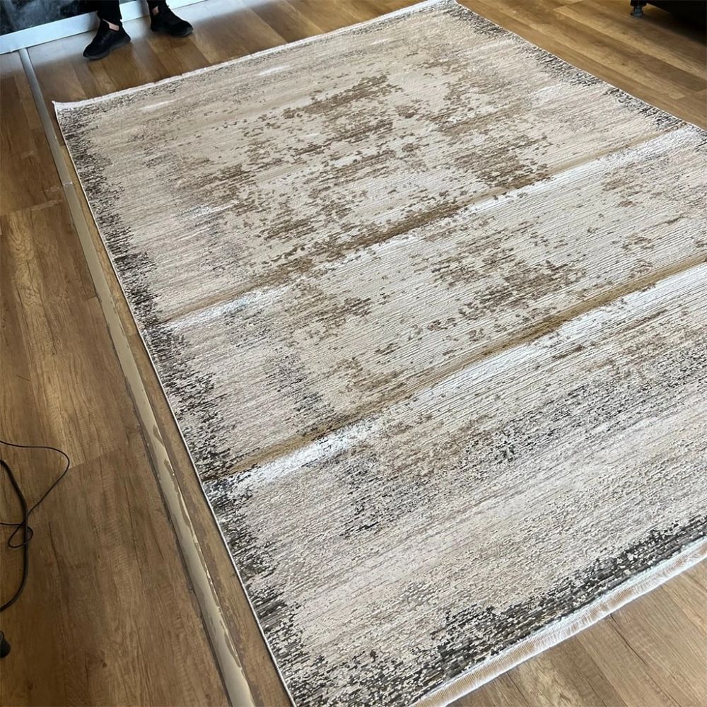 Hoom Rugs Exclusive Miami 62115/070 Gri Krem Modern Salon Halısı