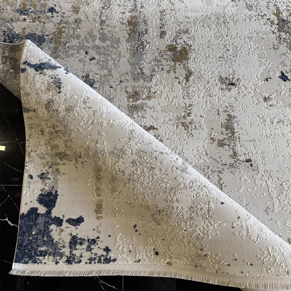 Hoom Rugs Exclusive Riobe 63147-953 Mavi Gri Modern Salon Halısı