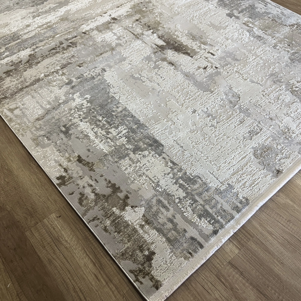 Hoom Rugs Exclusive Riobe 63150-070 Vizon Gri Modern Salon Halısı