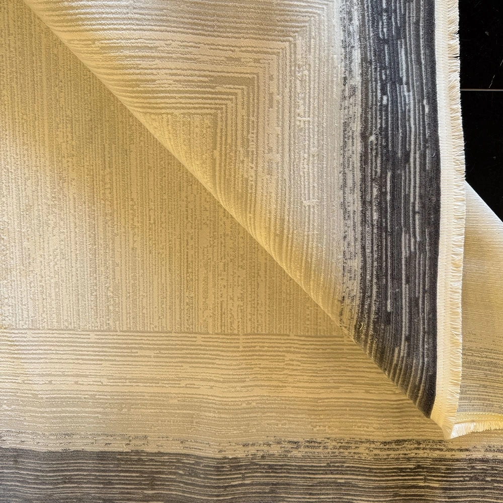 Hoom Rugs Galista 204 Gri Antrasit Modern Yün Tuşeli Akrilik Halı