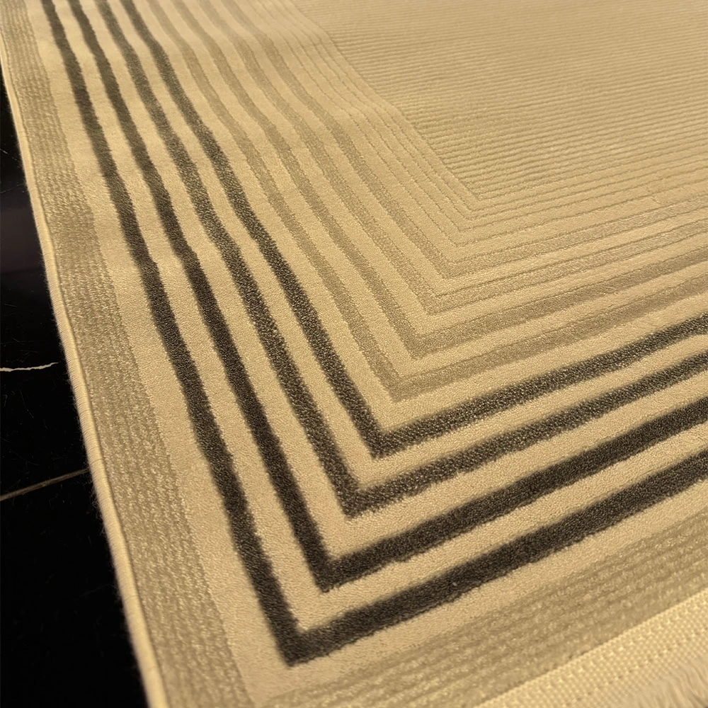 Hoom Rugs Galista 214 Gri Antrasit Modern Yün Tuşeli Akrilik Halı