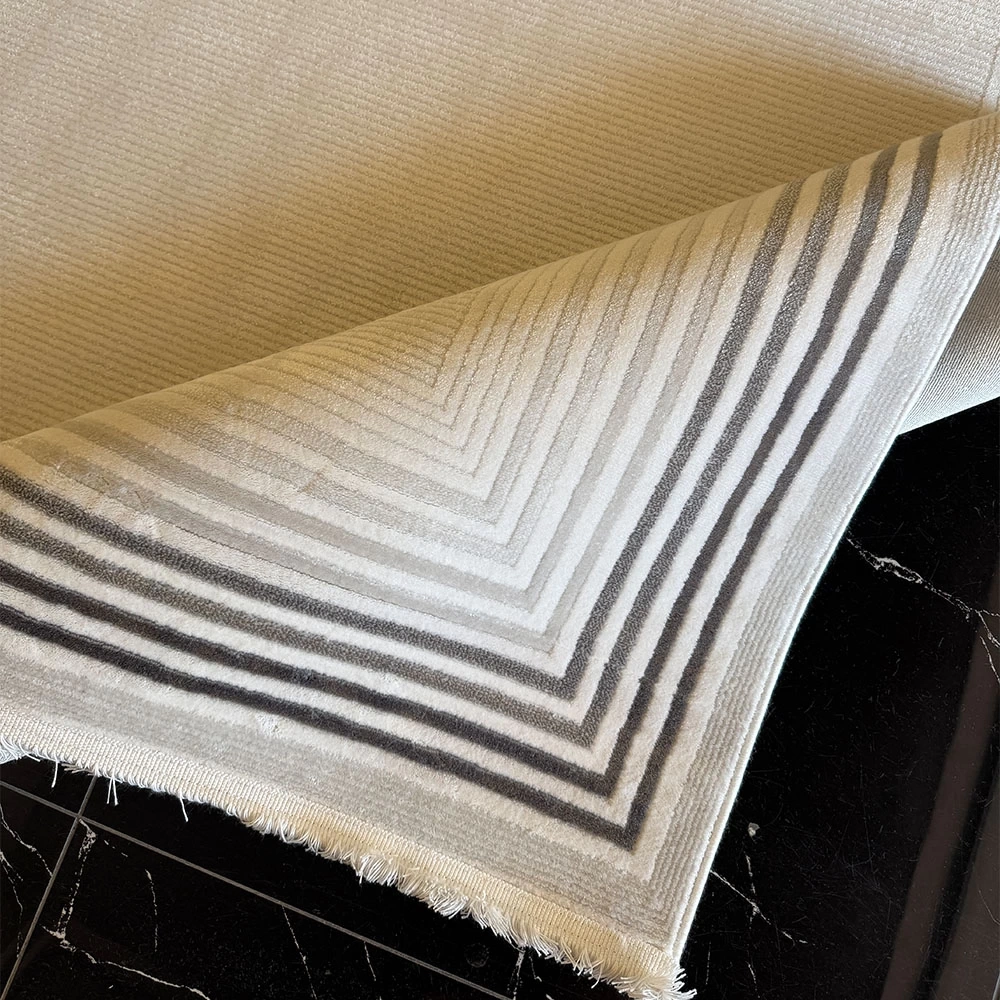 Hoom Rugs Galista 214 Gri Antrasit Modern Yün Tuşeli Akrilik Halı