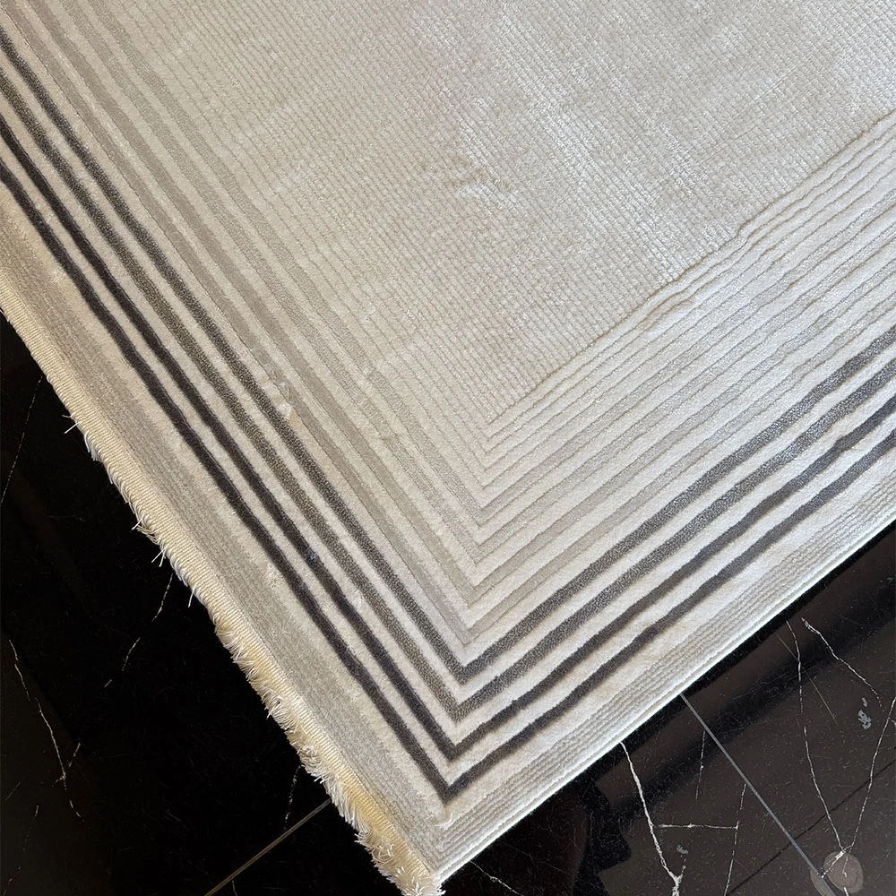 Hoom Rugs Galista 214 Gri Antrasit Modern Yün Tuşeli Akrilik Halı