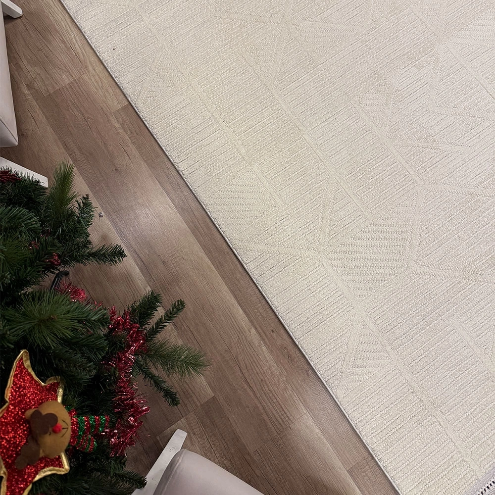 Hoom Rugs Golf GF2 Krem İskandinav Halı