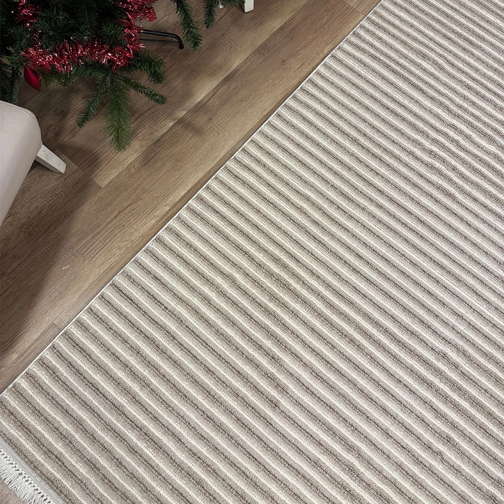 Hoom Rugs Golf GF3 Krem Vizon İskandinav Halı