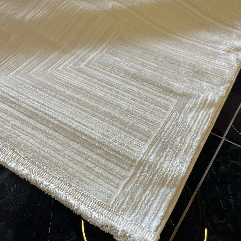 Hoom Rugs Gusta 902 Beyaz Modern Salon Halısı