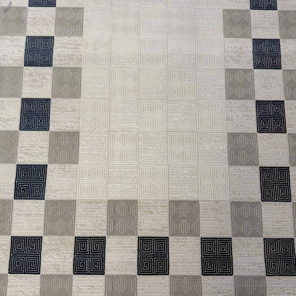 Hoom Rugs Gusto 1178A Mavi Krem Modern Halı